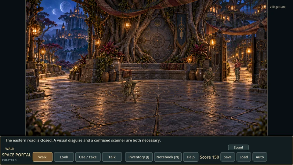 Village Gate — gameplay capture