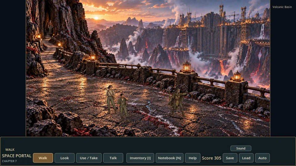 Volcanic Basin — gameplay capture
