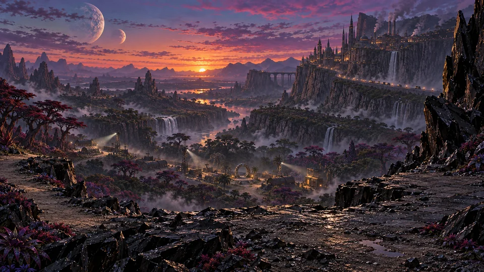 Portal Valley Overlook — environment artwork